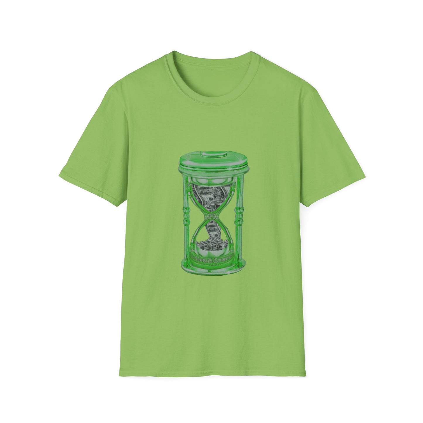 MY Time is MONEY Green - Unisex Softstyle T-Shirt