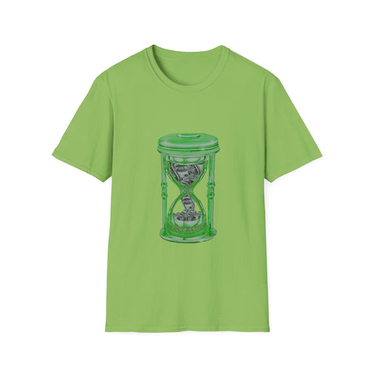 MY Time is MONEY Green - Unisex Softstyle T-Shirt