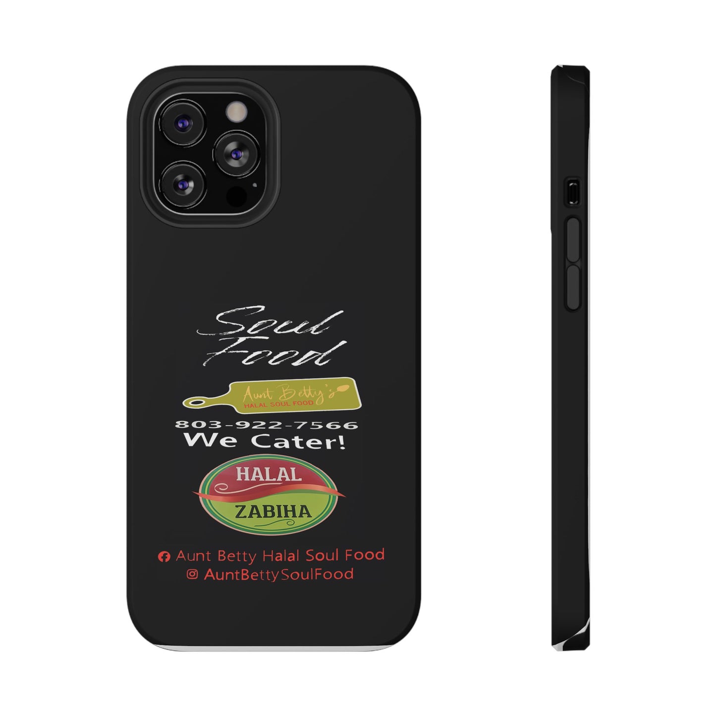 Aunt Betty's Soul Food - Custom - Iphones ONLY - Impact-Resistant Cases