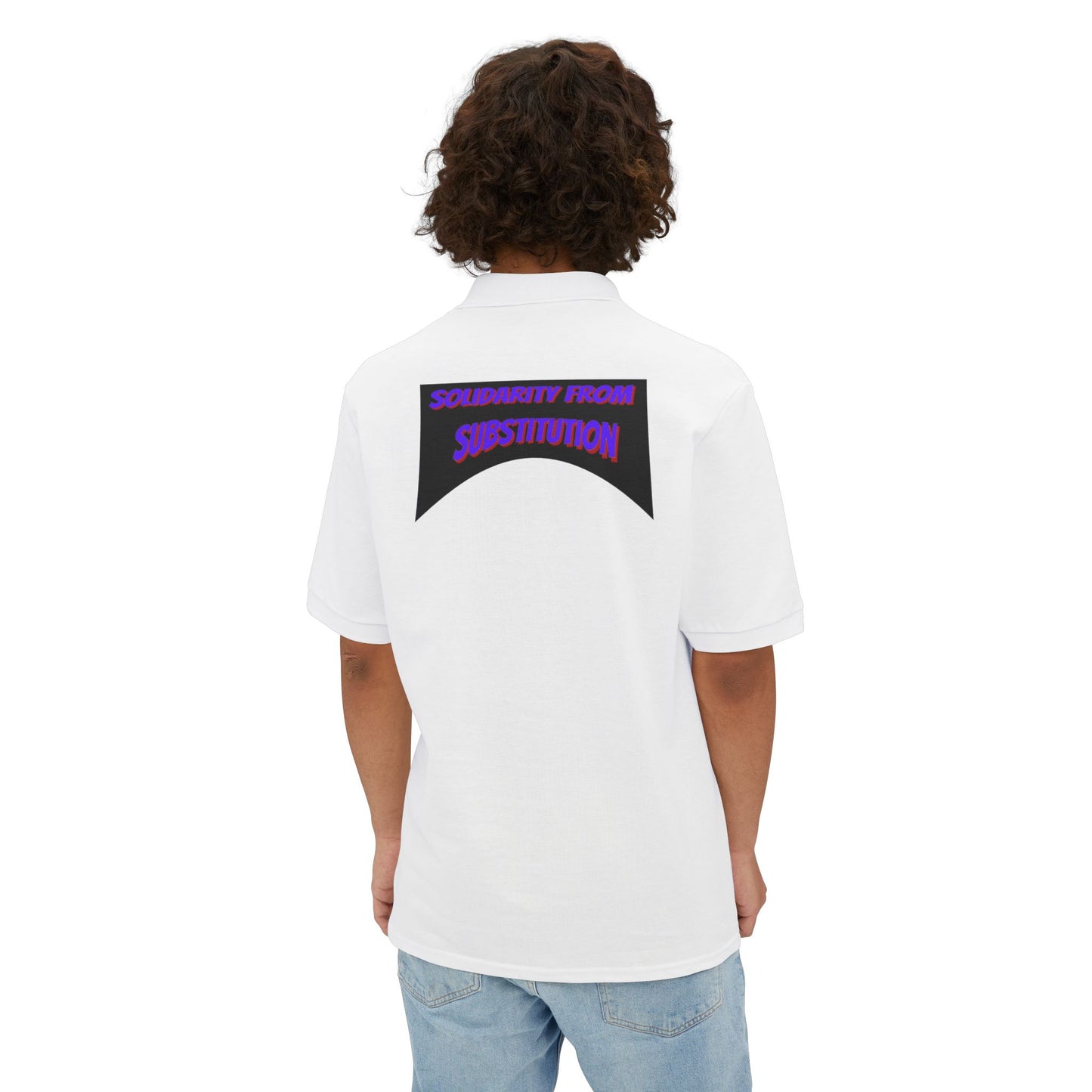 FBA Solidarity From Substitution  Chest Patch Men's Polo Shirt