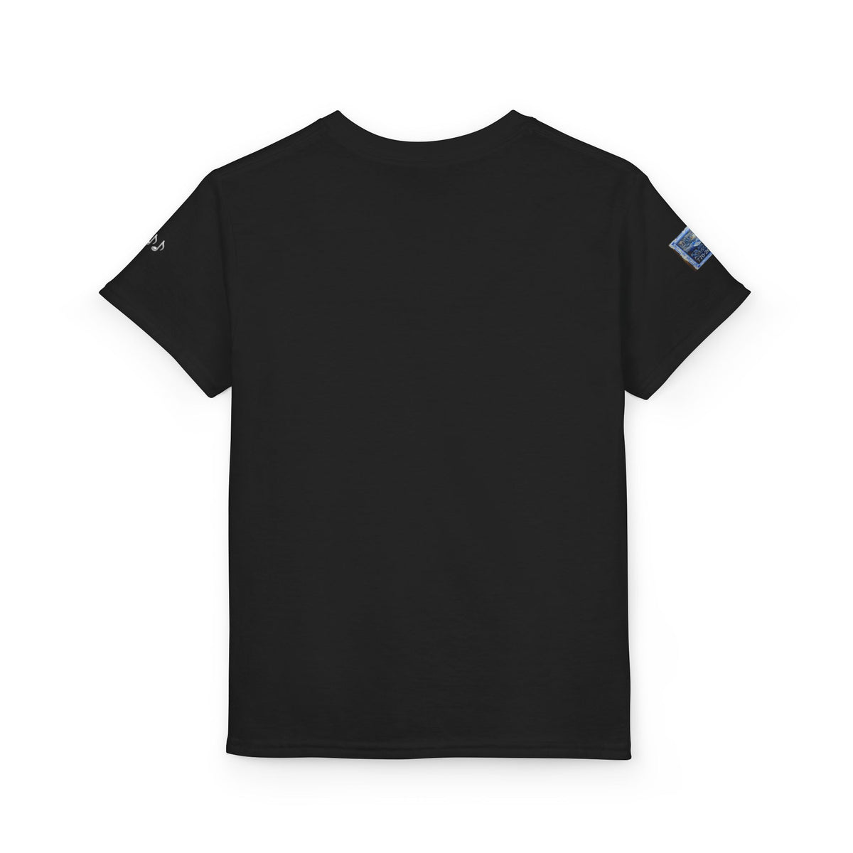 Small Hands, Big Sound — Boy Violin Pre-Teen Musician Tee (Deep Blue)