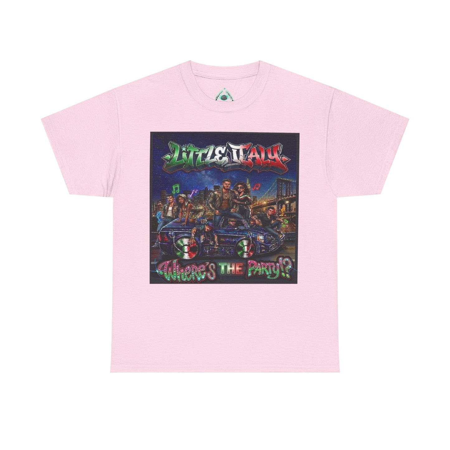 Where's The Party Italian Remix- Supreme Authority -Unisex Heavy Cotton Tee