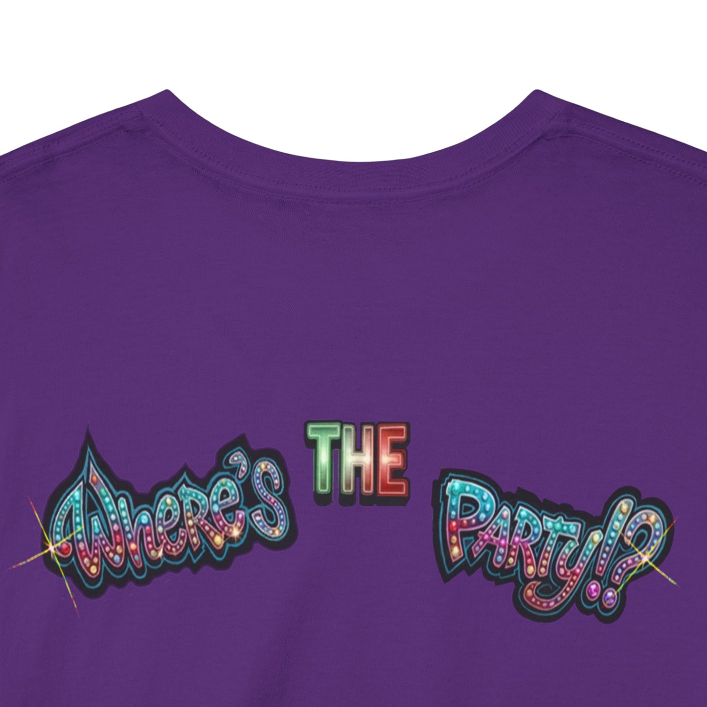 Where's The Party Italian Remix- Supreme Authority -Unisex Heavy Cotton Tee