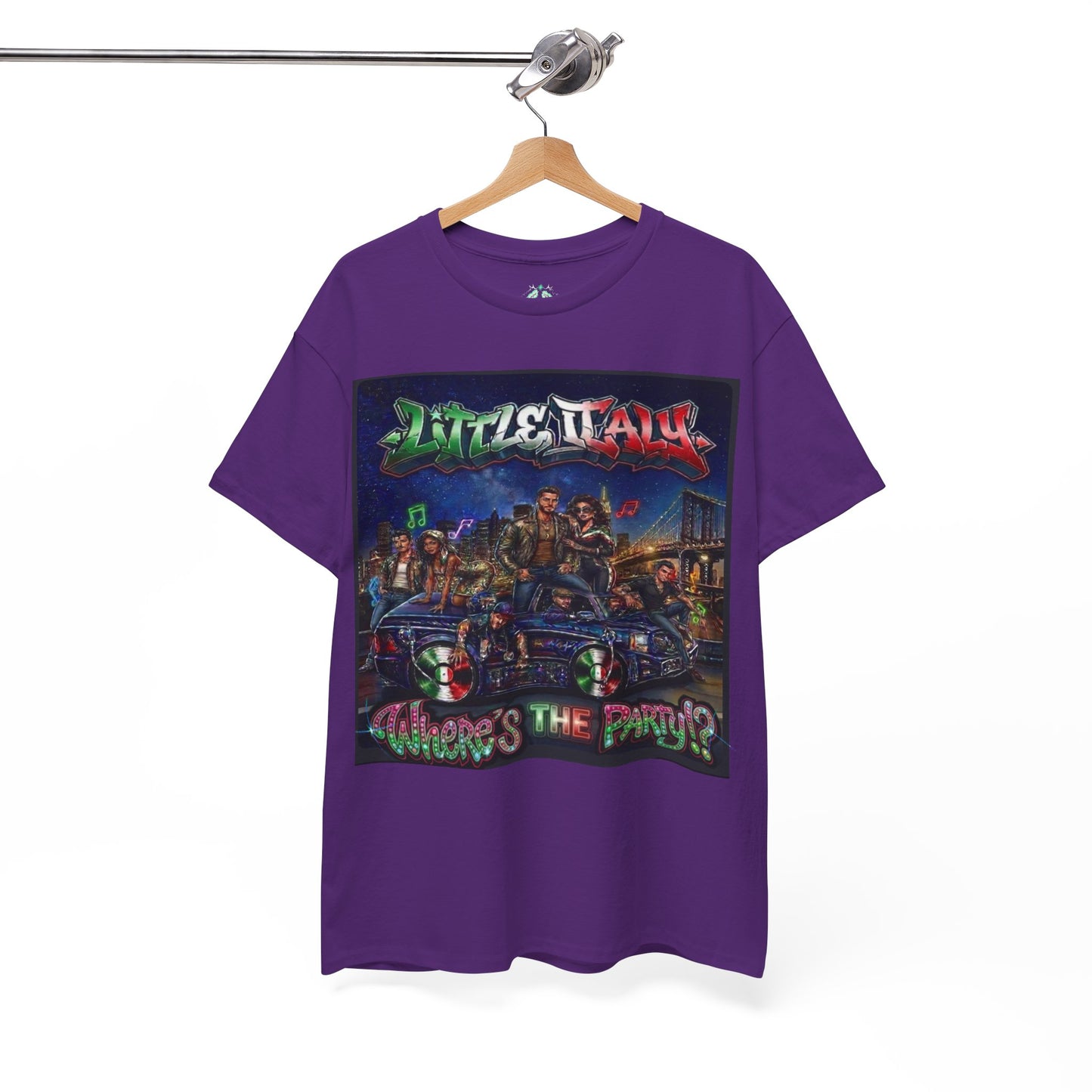 Where's The Party Italian Remix- Supreme Authority -Unisex Heavy Cotton Tee