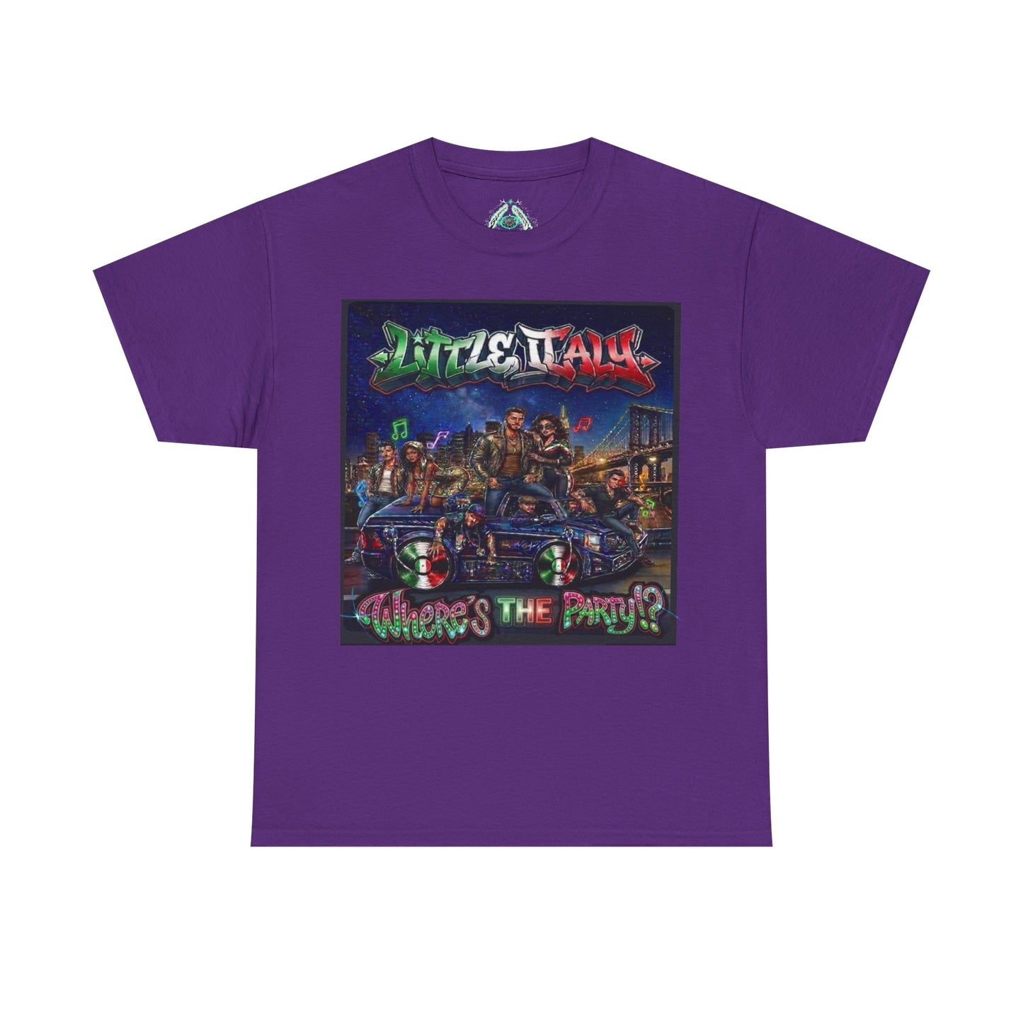 Where's The Party Italian Remix- Supreme Authority -Unisex Heavy Cotton Tee