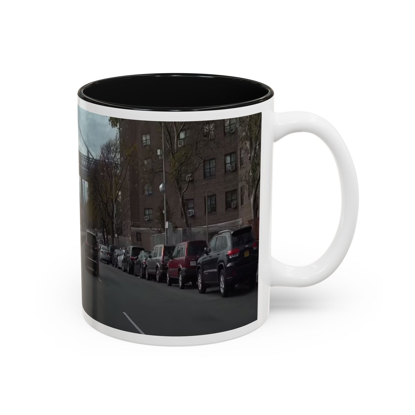 SAVE The KITTIES (Cat rescue fund raiser )-Two-Tone Accent Mug (11oz, 15oz)