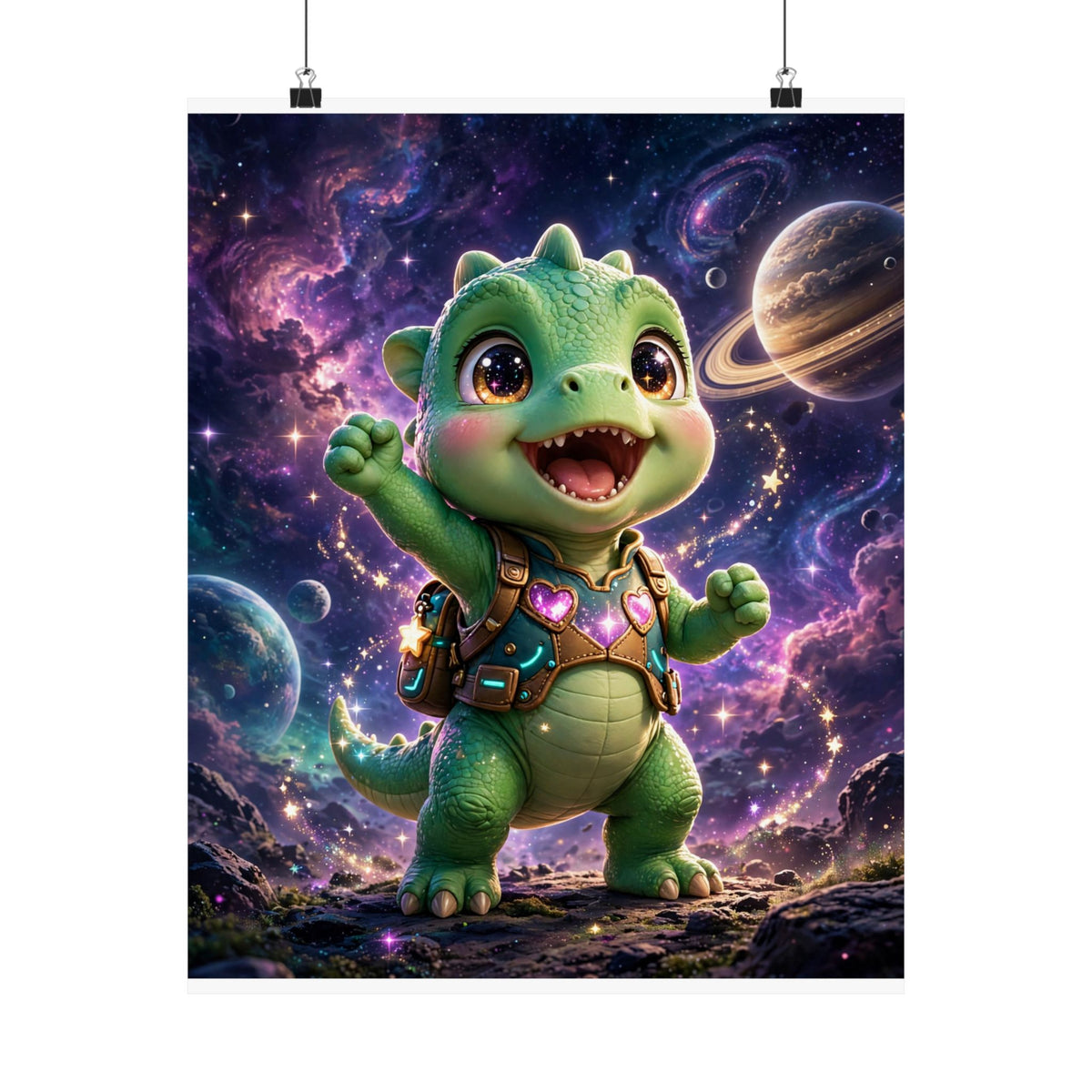 DAX — Tiny Dino, Mighty Roar — Kids Room Poster