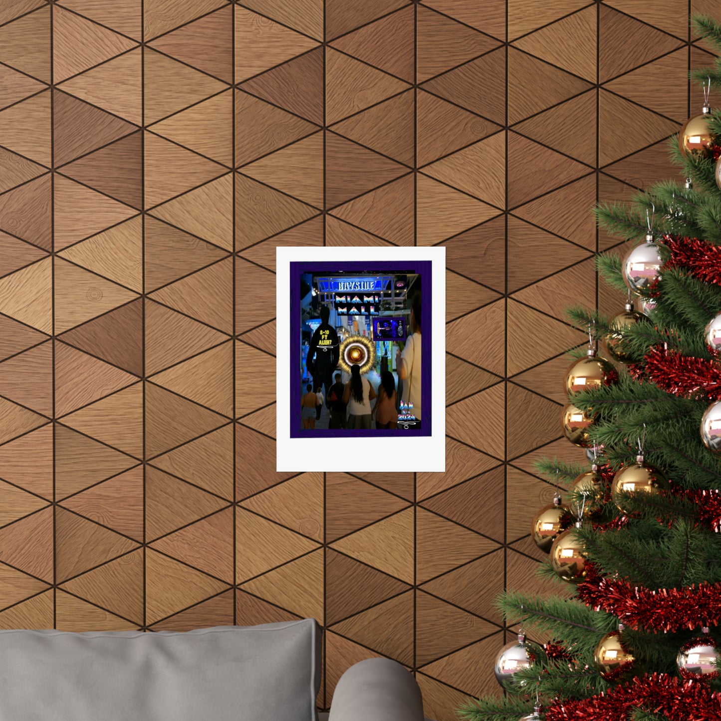 Copy of Miami Alien Mall 2 Matte Vertical Posters