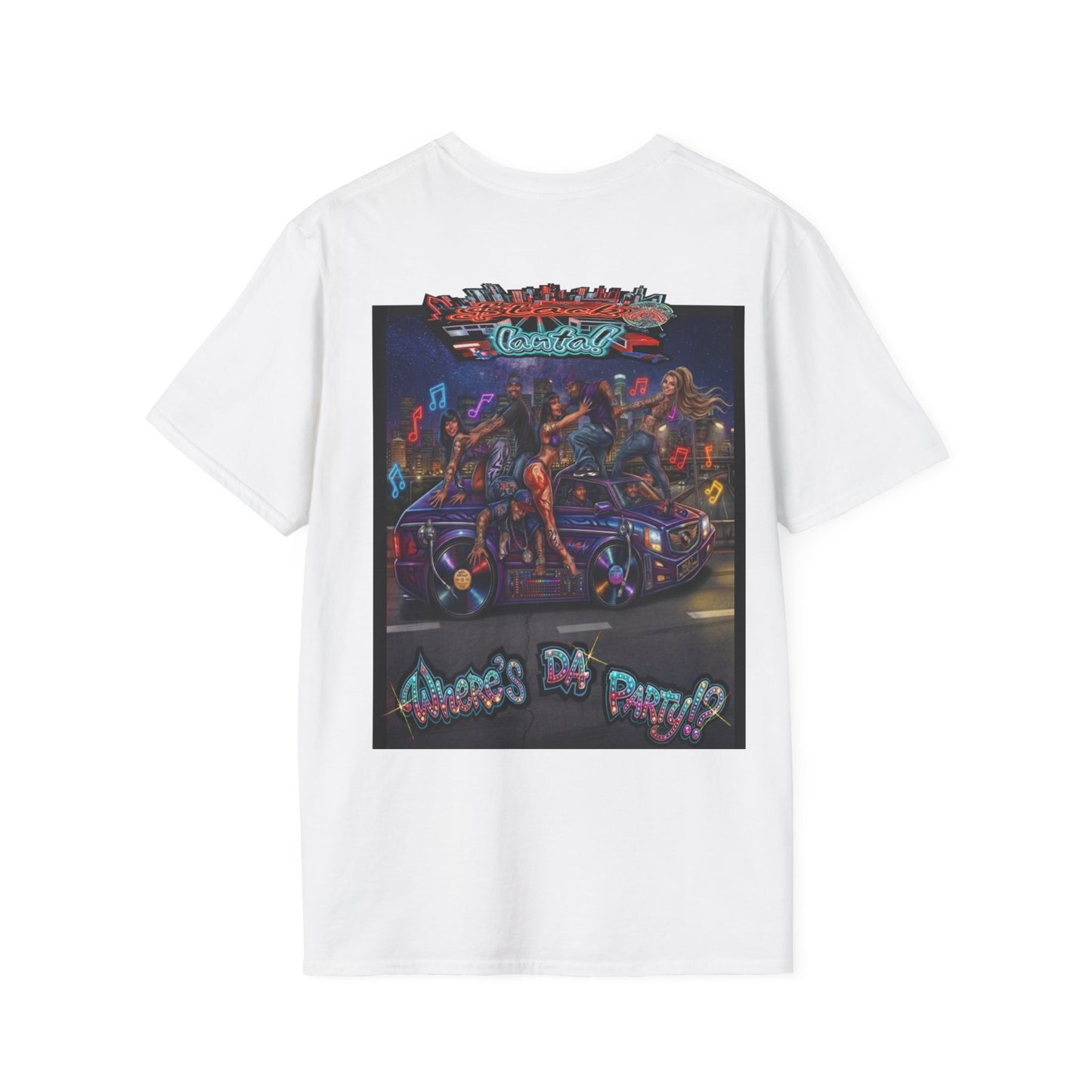 Where's The Party  FBA Version - Supreme Authority - Unisex Soft style T-Shirt