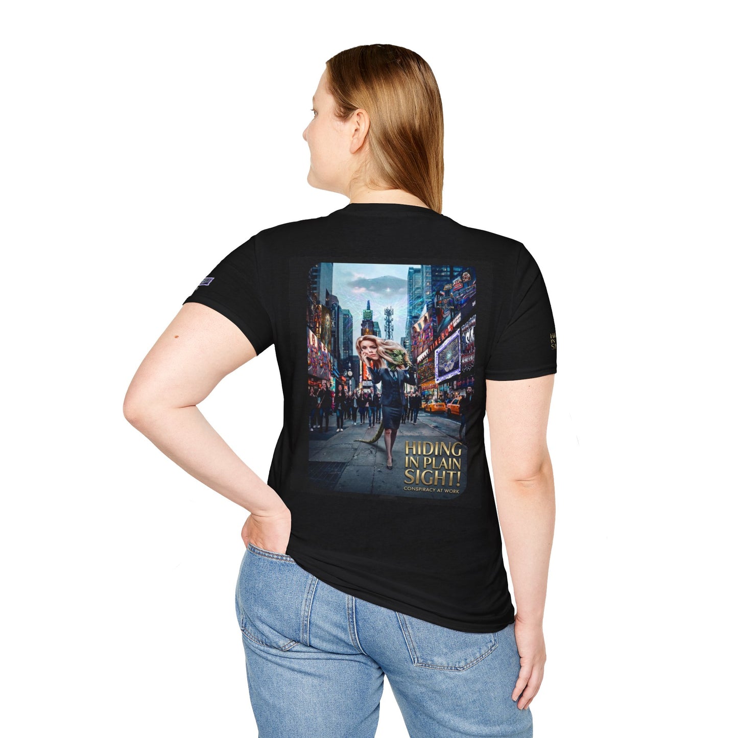 HIDING IN PLAIN SIGHT -Supreme Authority - Unisex Soft style T-Shirt
