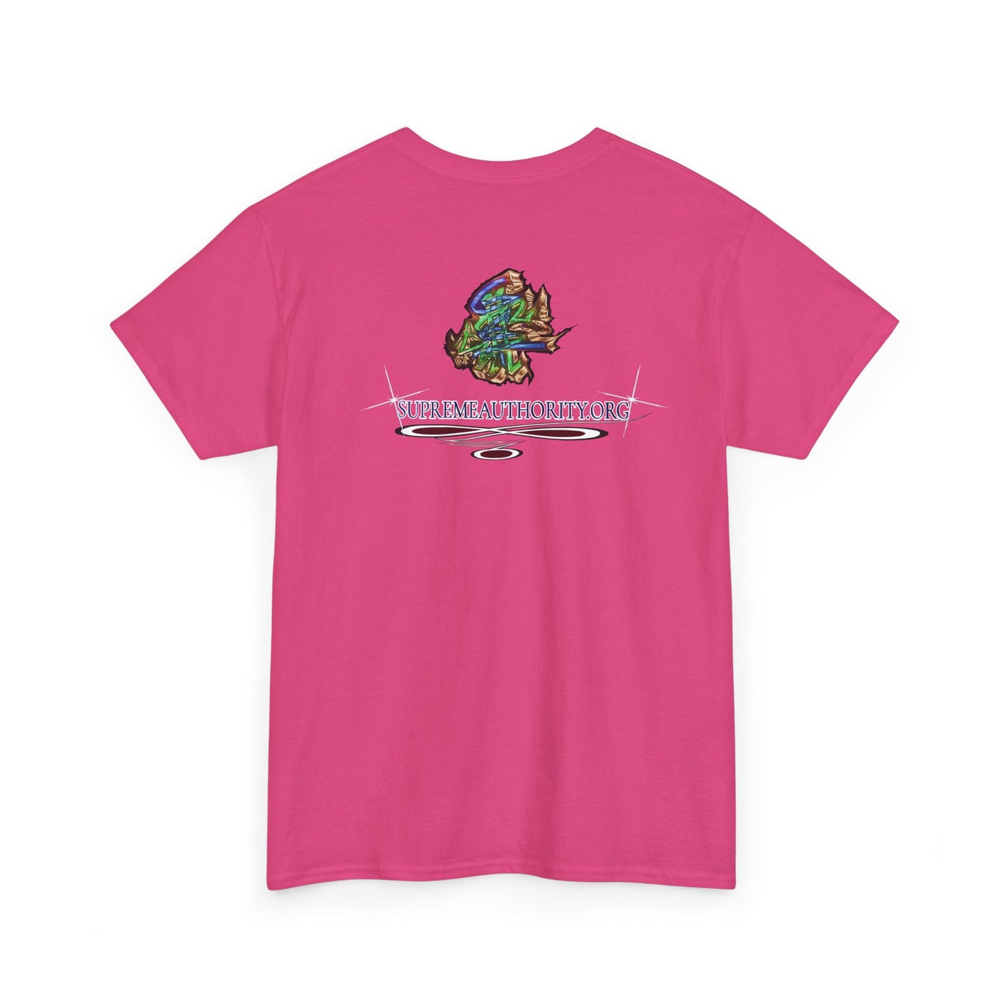 Stack-lanta Get Money graffiti Supreme Authority Unisex Heavy Cotton Tee