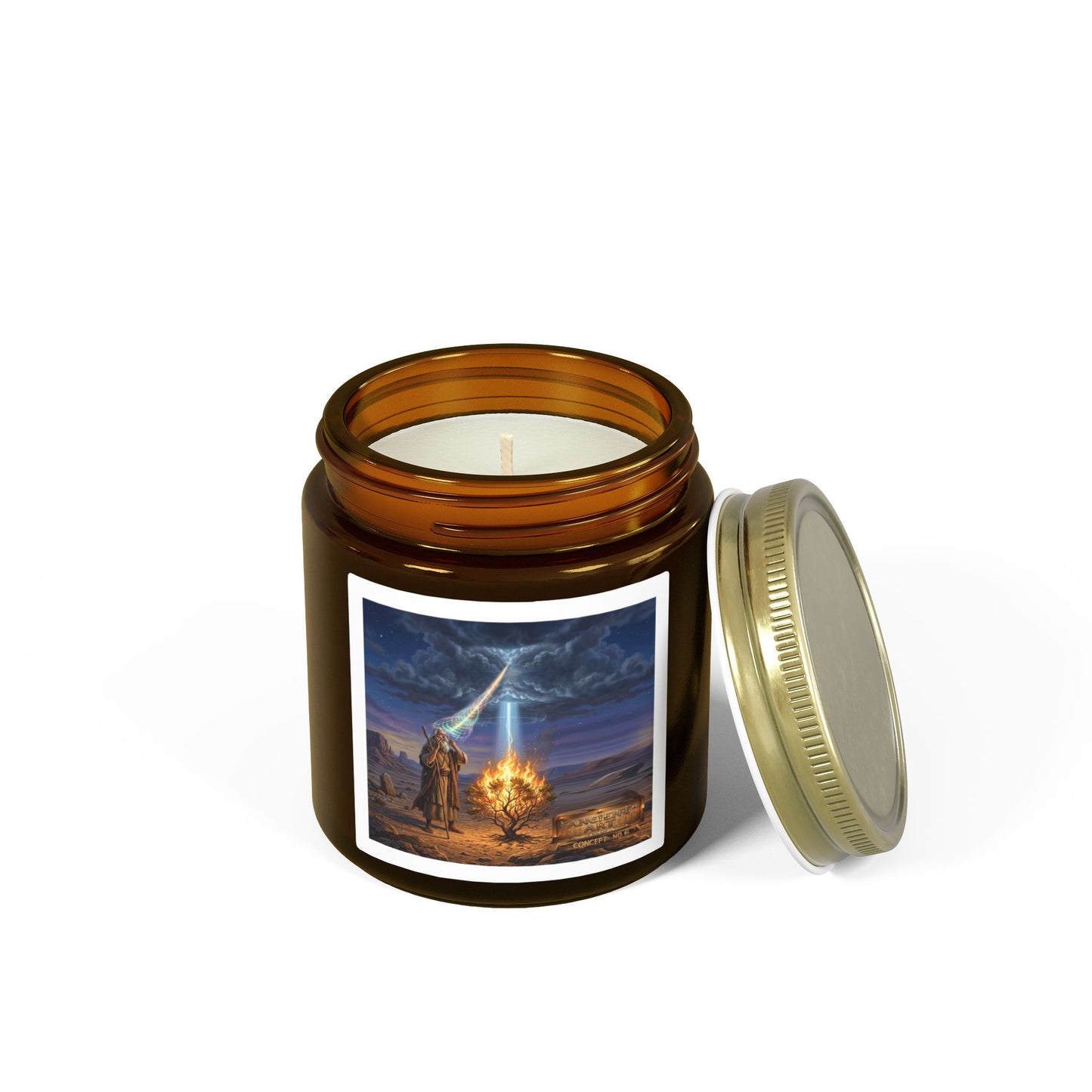 Ancient Art Concept 6 -Scented Candles, Coconut Apricot Wax (4oz, 9oz)