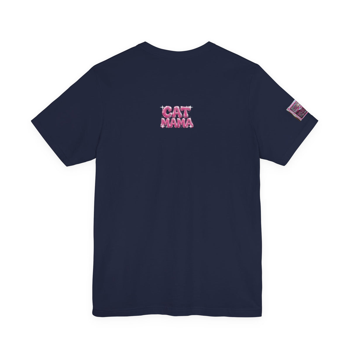 Cat Mama Graffiti T-Shirt - Pink Chrome, Back + Sleeve Edition