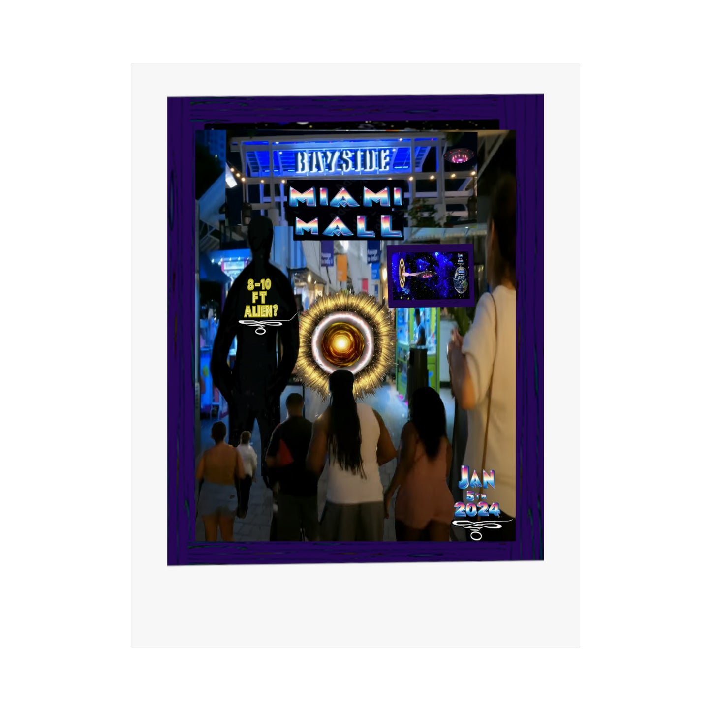Copy of Miami Alien Mall 2 Matte Vertical Posters