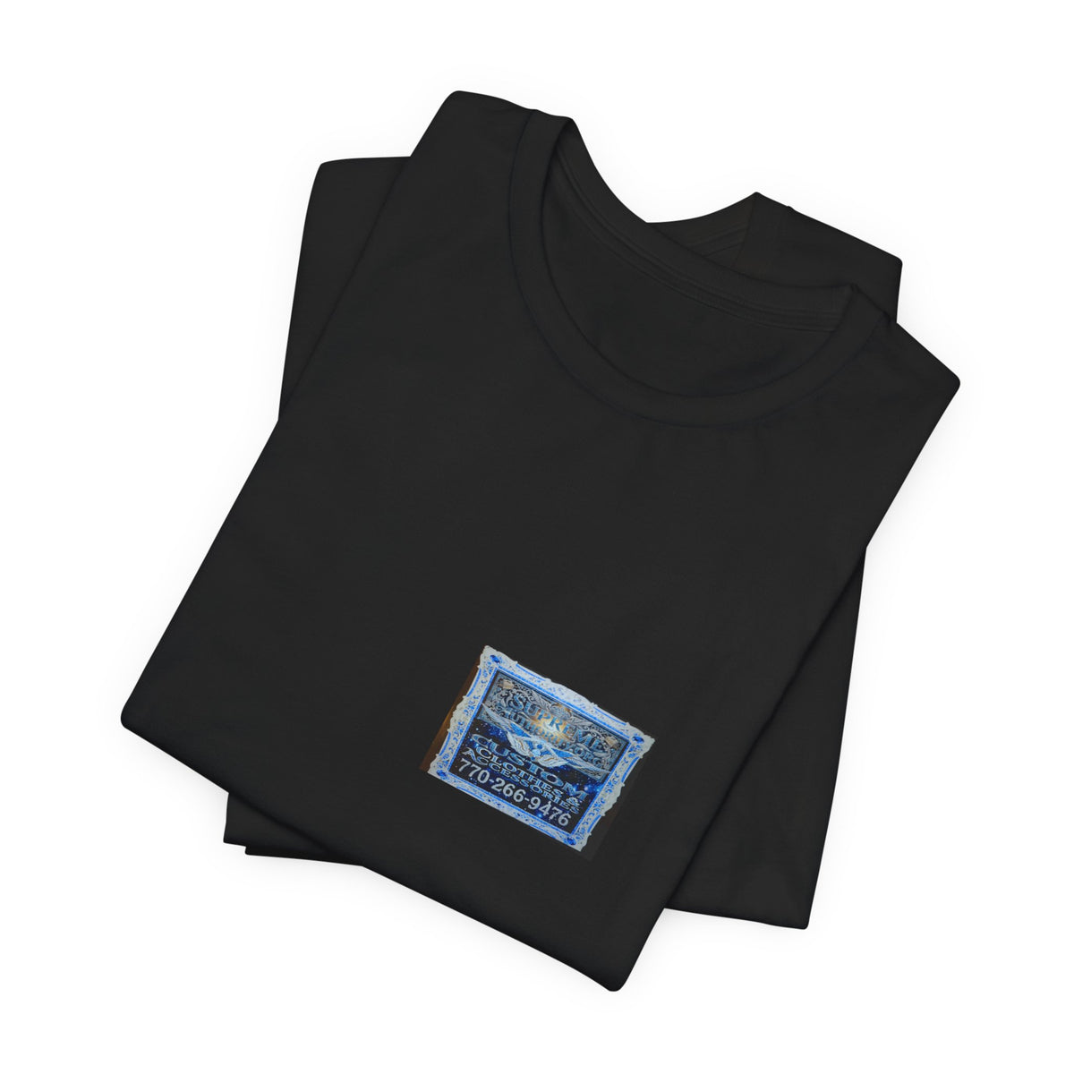 Now Hiring — Humans Only | Funny Robot Job Line T-Shirt, Big Back Print, Badge Edition