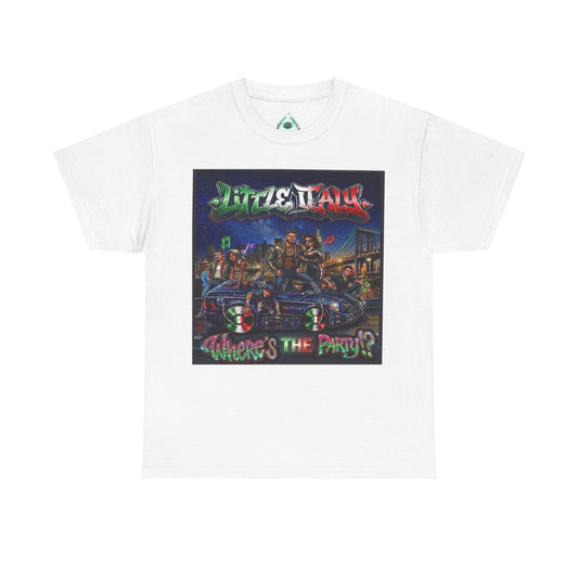 Where's The Party Italian Remix- Supreme Authority -Unisex Heavy Cotton Tee