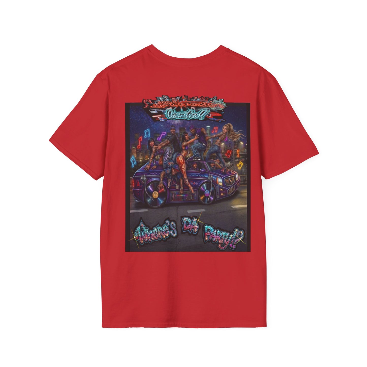 Where's The Party  FBA Version - Supreme Authority - Unisex Soft style T-Shirt