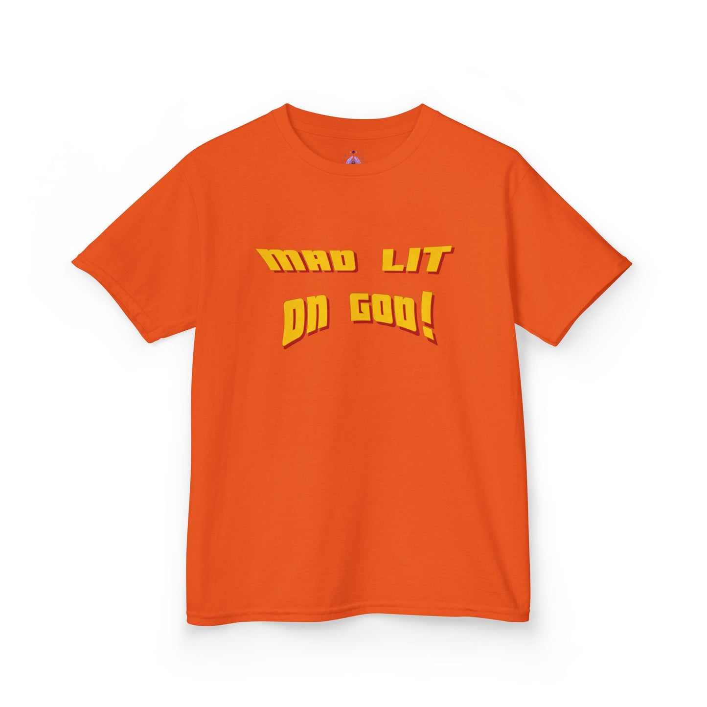 MAD LIT on GOD Supreme Authority brand -Kids Heavy Cotton™ Tee