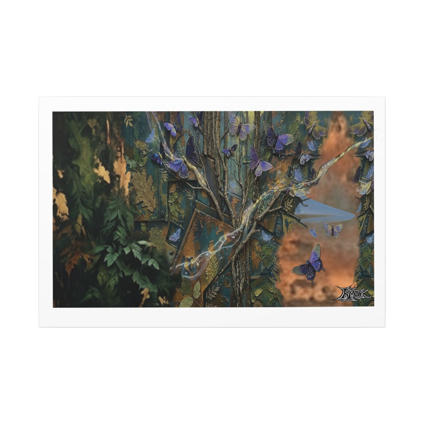 Fairy Butterfly!  Gallery/Museum Grade! "Estimated  Gallery / Corporate Price: $5000-$8000+.  Matte Canvas, Stretched, 0.75"