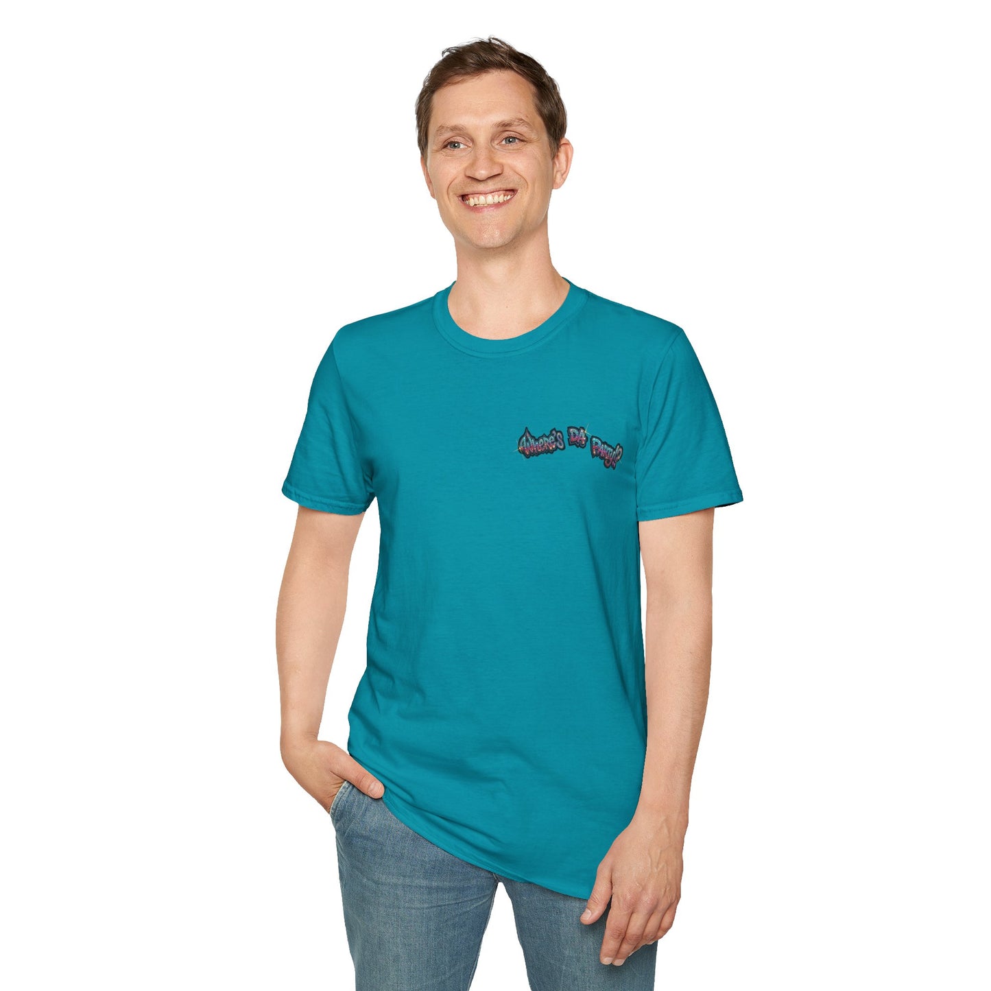 Where's The Party  FBA Version - Supreme Authority - Unisex Soft style T-Shirt