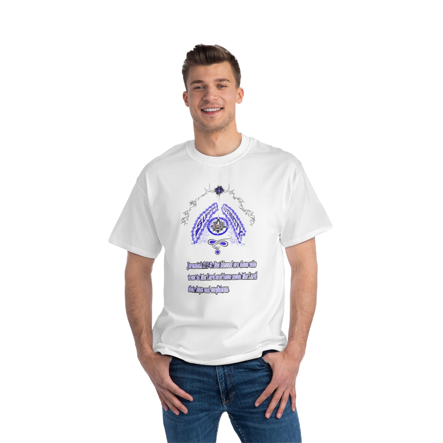 Supreme Authority -Jeremiah 17: 7-8 Beefy-T®  Short-Sleeve T-Shirt