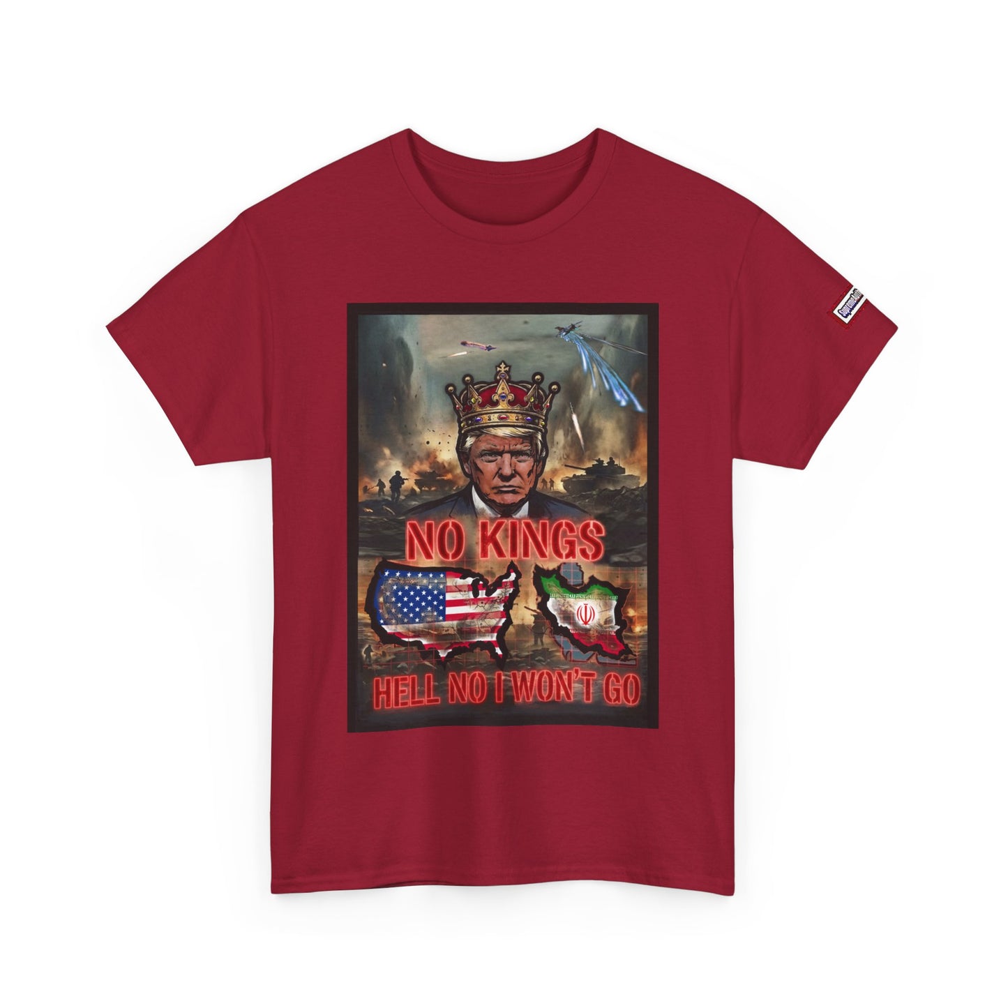 NO KINGS Banger Remix -Unisex Heavy Cotton Tee