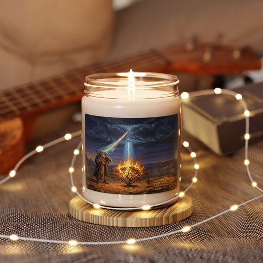 Moses Ancient Art Devotional Scented Soy Candle, 9oz (4scents )