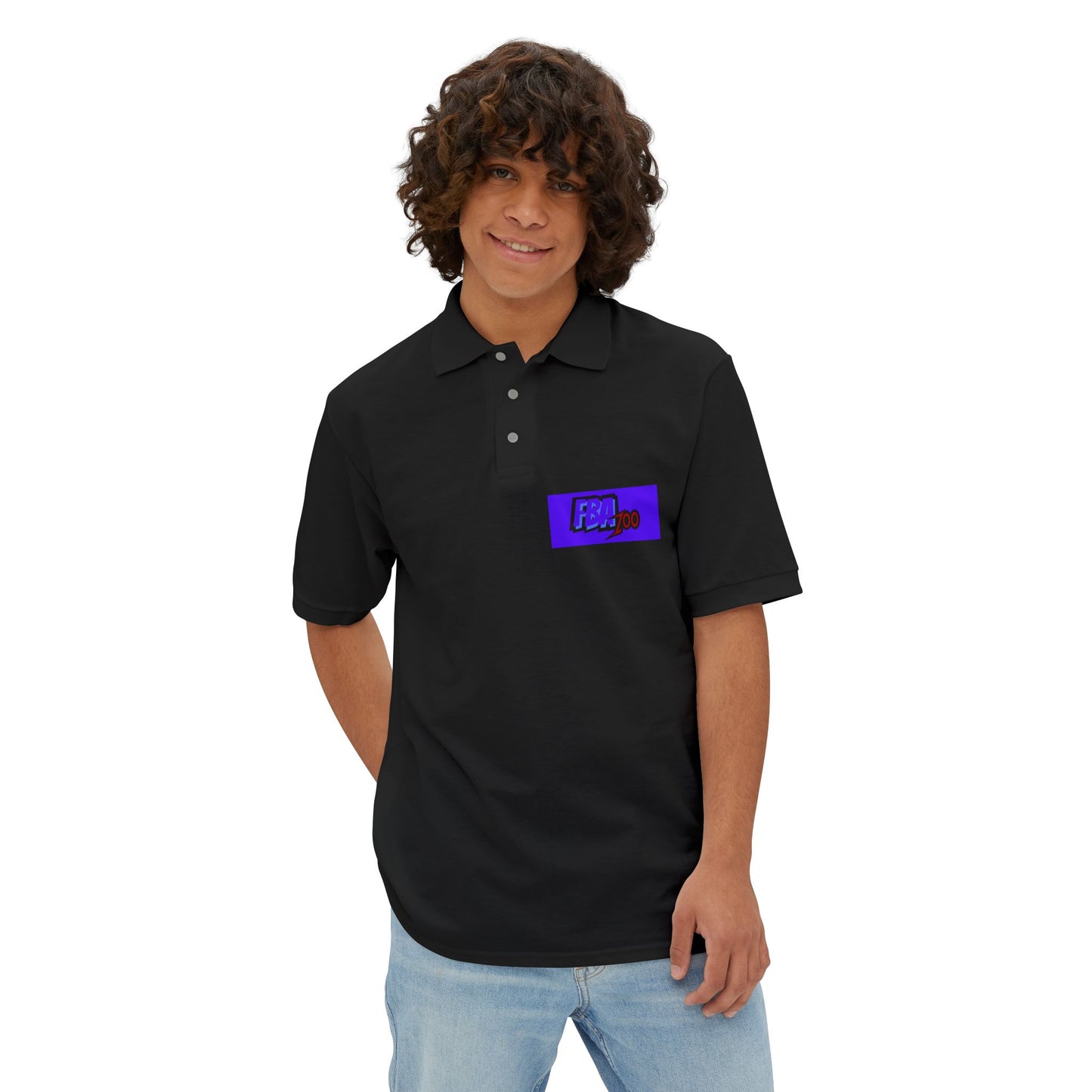 FBA Solidarity From Substitution  Chest Patch Men's Polo Shirt
