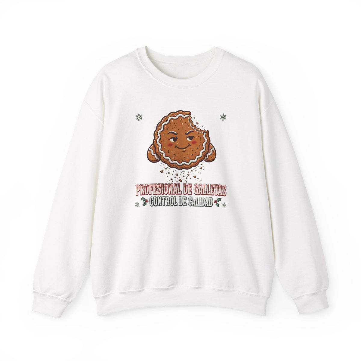 Control de Calidad de Galletas - Sudadera de Navidad en Espanol - Profesional de Galletas