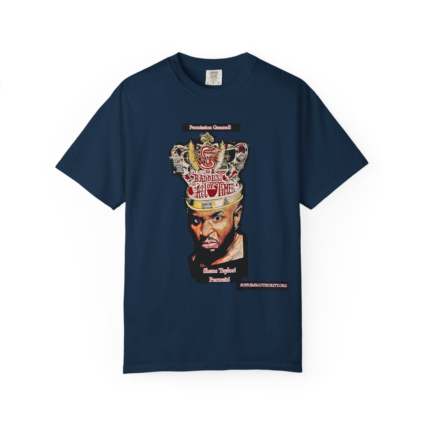 Permission Granted! Shane Taylor Portrait -Unisex Garment-Dyed T-shirt