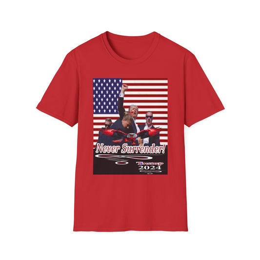 Trump Never Surrender 2 Unisex Softstyle T-Shirt