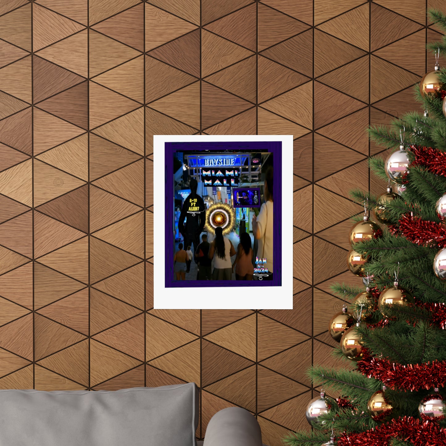 Copy of Miami Alien Mall 2 Matte Vertical Posters