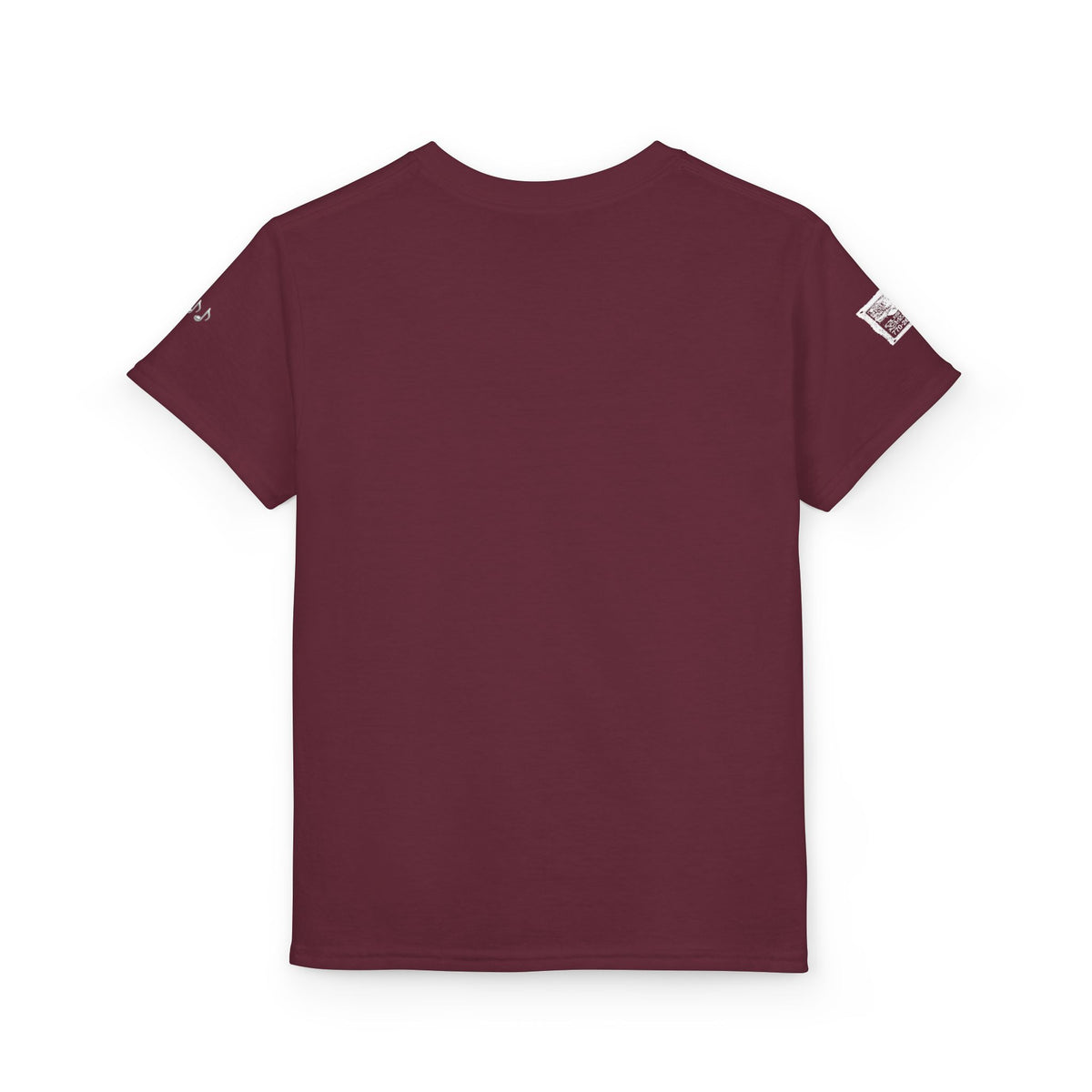 Small Hands, Big Sound — Latino Boy Violin Pre-Teen Musician Tee (White Ink)