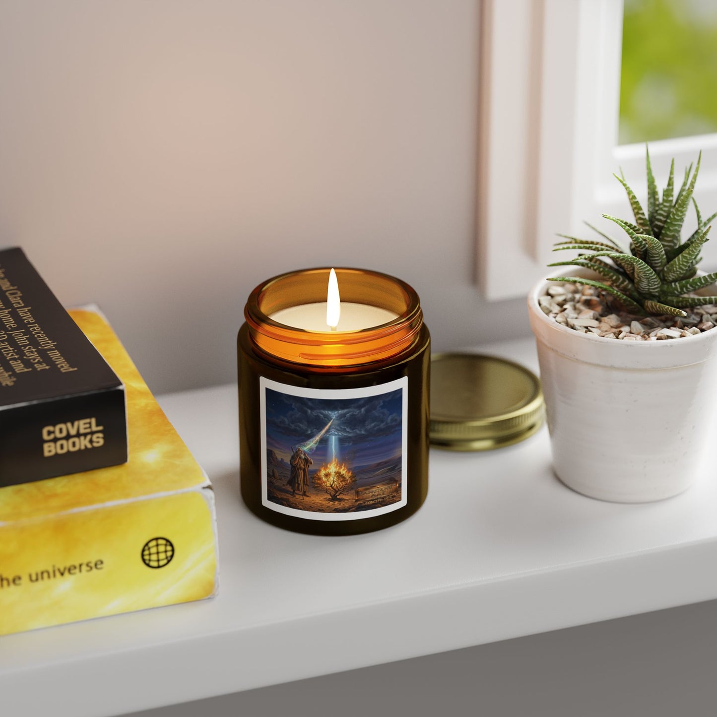 Ancient Art Concept 6 -Scented Candles, Coconut Apricot Wax (4oz, 9oz)