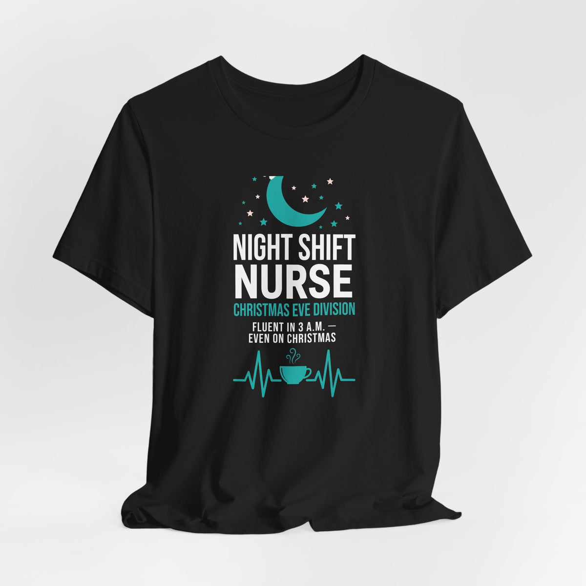 Night Shift Nurse Christmas T-Shirt - Christmas Eve Division - Funny Nurse Tee