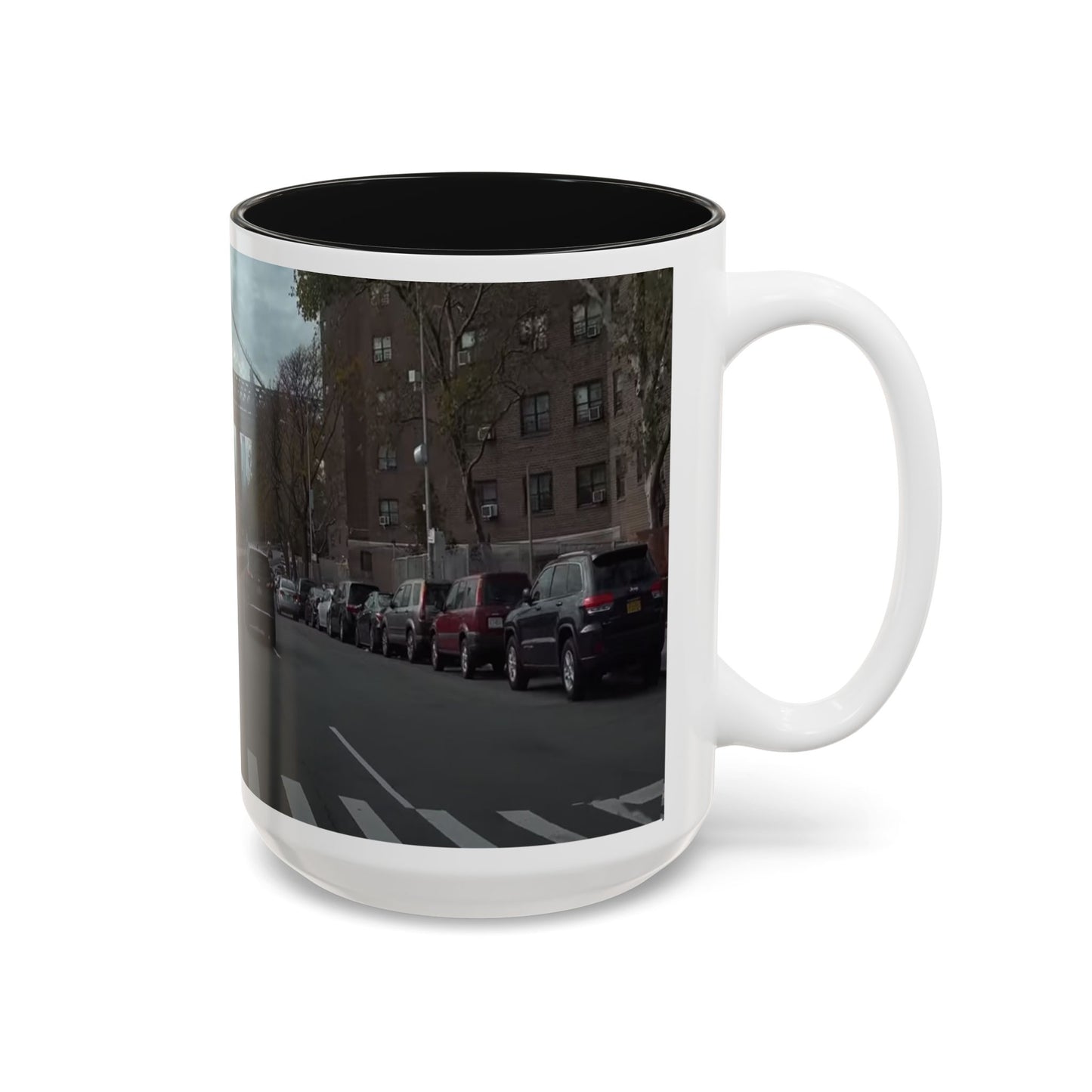 SAVE The KITTIES (Cat rescue fund raiser )-Two-Tone Accent Mug (11oz, 15oz)