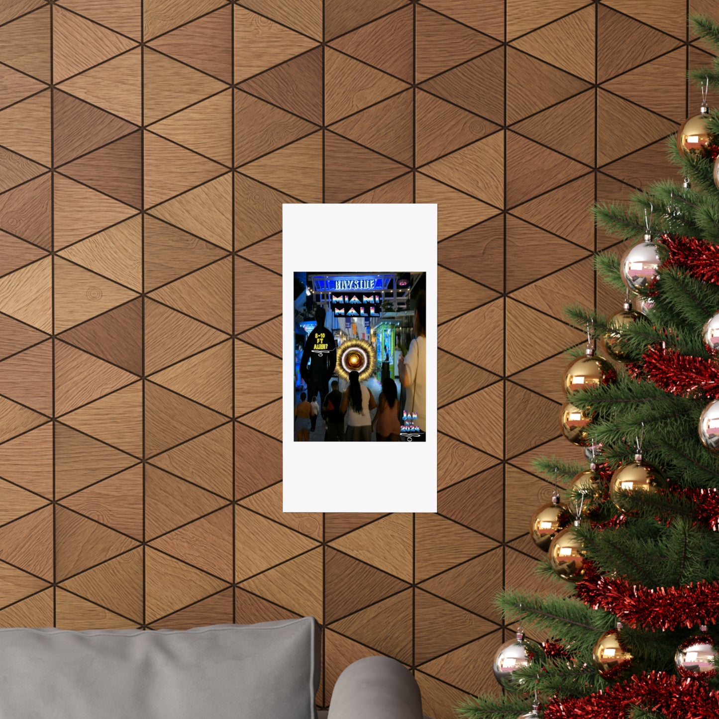 Copy of Miami Alien Mall 2 - Matte Vertical Posters