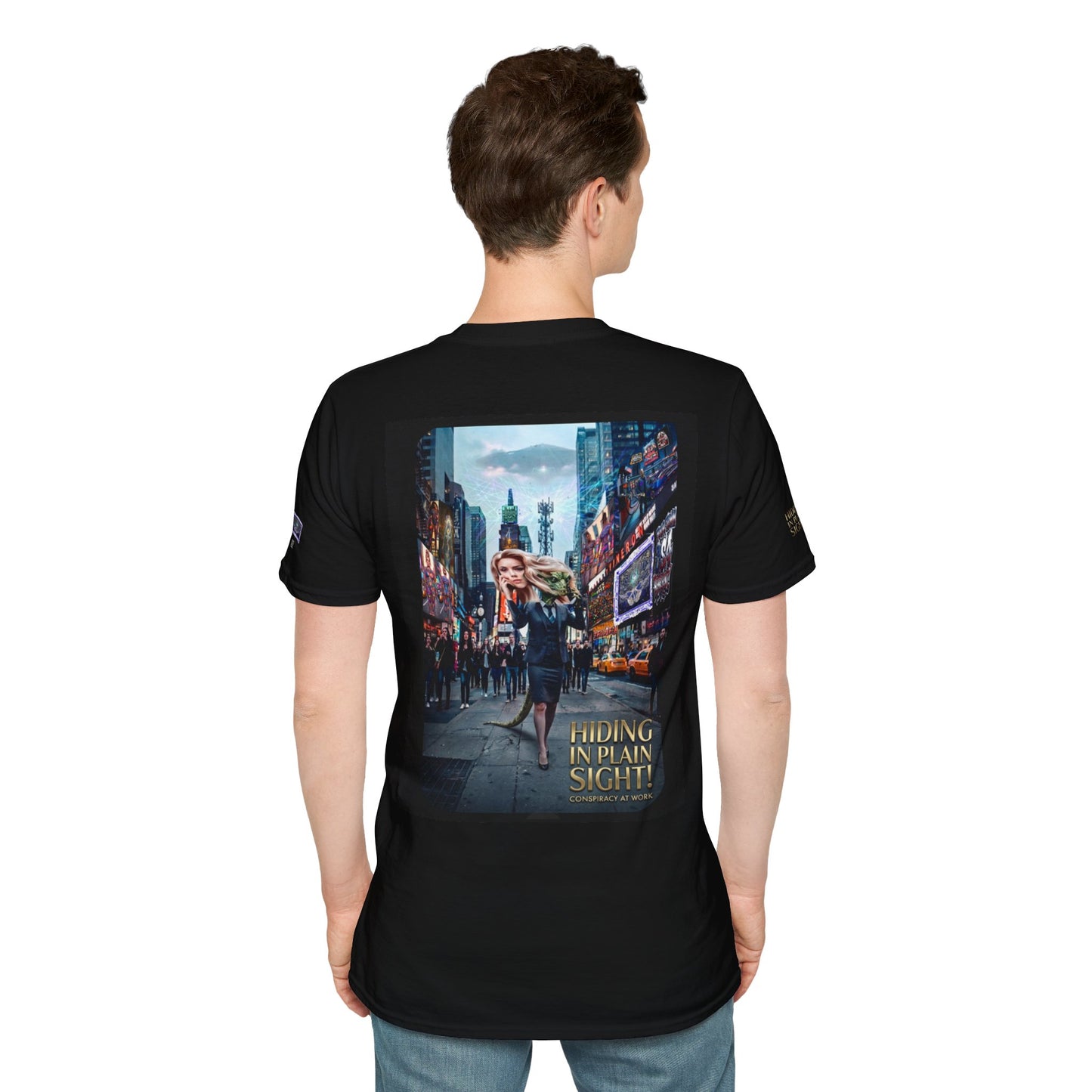 HIDING IN PLAIN SIGHT -Supreme Authority - Unisex Soft style T-Shirt