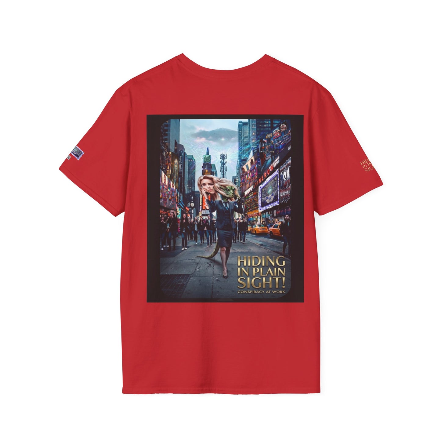 HIDING IN PLAIN SIGHT -Supreme Authority - Unisex Soft style T-Shirt