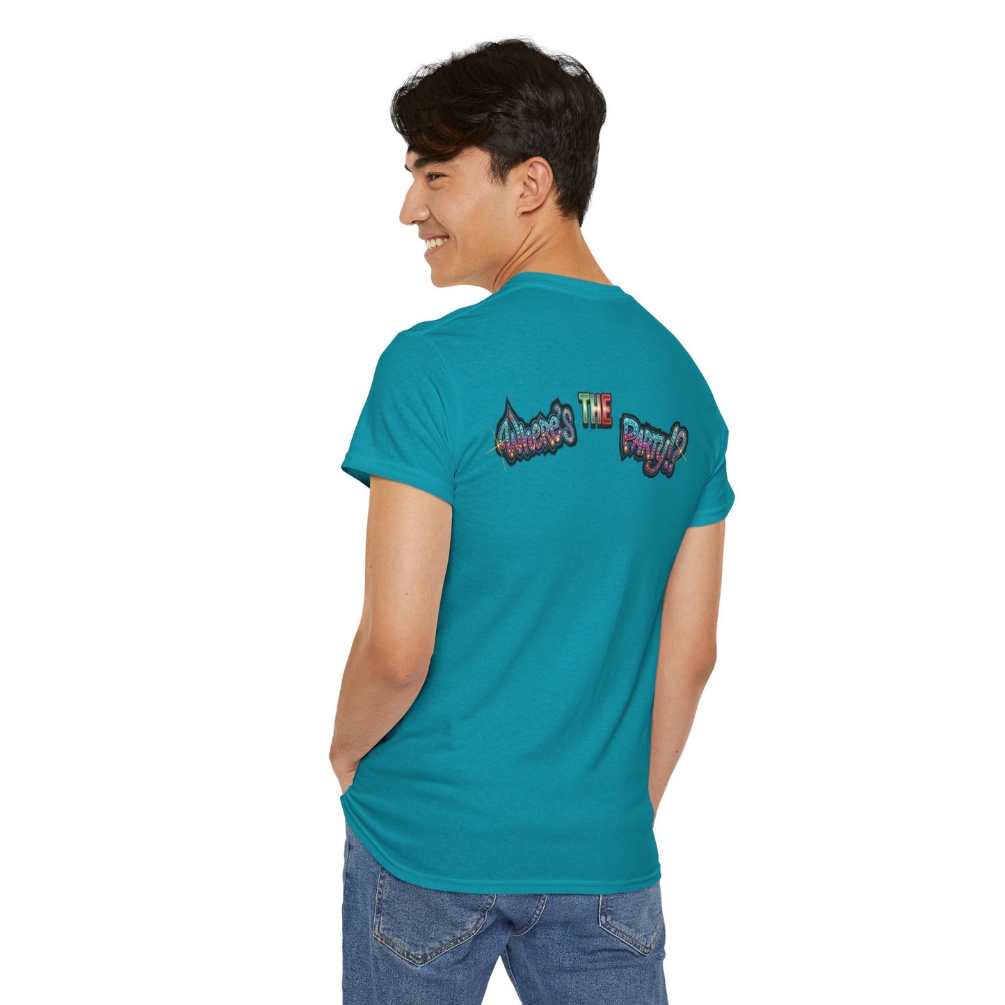 Where's The Party Italian Remix- Supreme Authority -Unisex Heavy Cotton Tee
