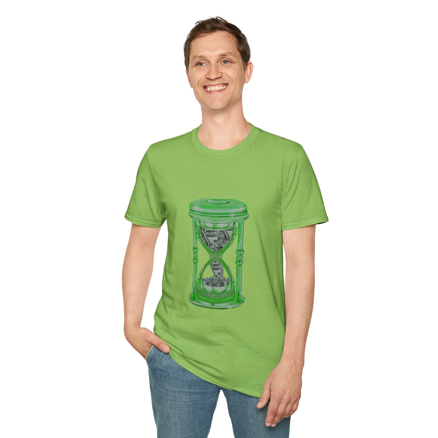 MY Time is MONEY Green - Unisex Softstyle T-Shirt