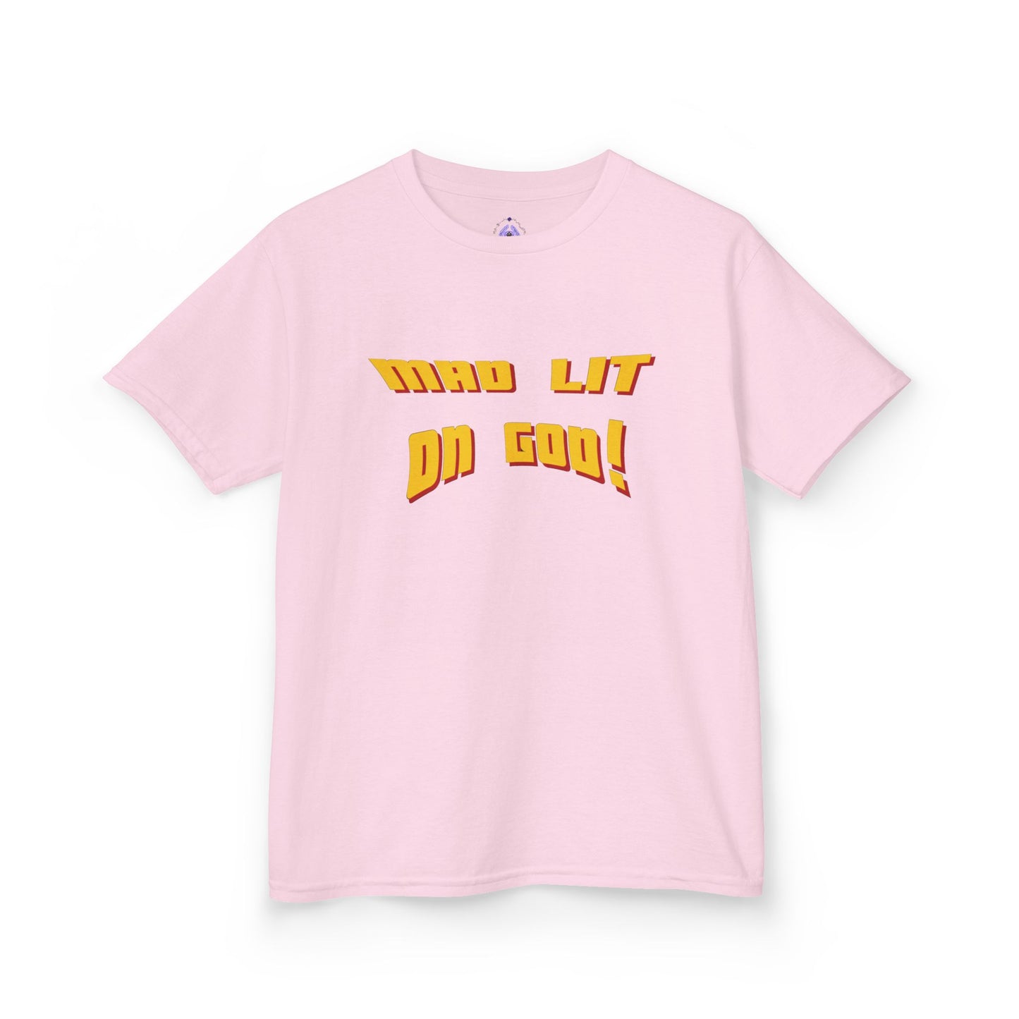 MAD LIT on GOD Supreme Authority brand -Kids Heavy Cotton™ Tee