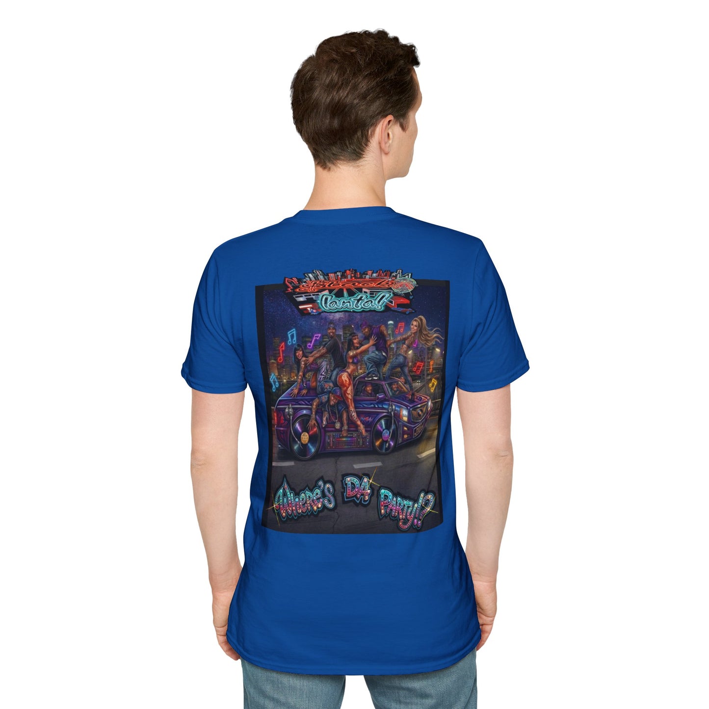 Where's The Party  FBA Version - Supreme Authority - Unisex Soft style T-Shirt