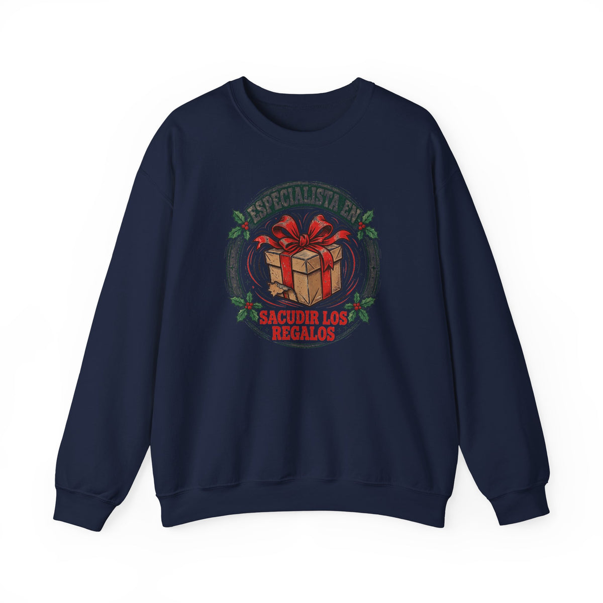 Especialista en Sacudir los Regalos - Sudadera de Navidad en Espanol