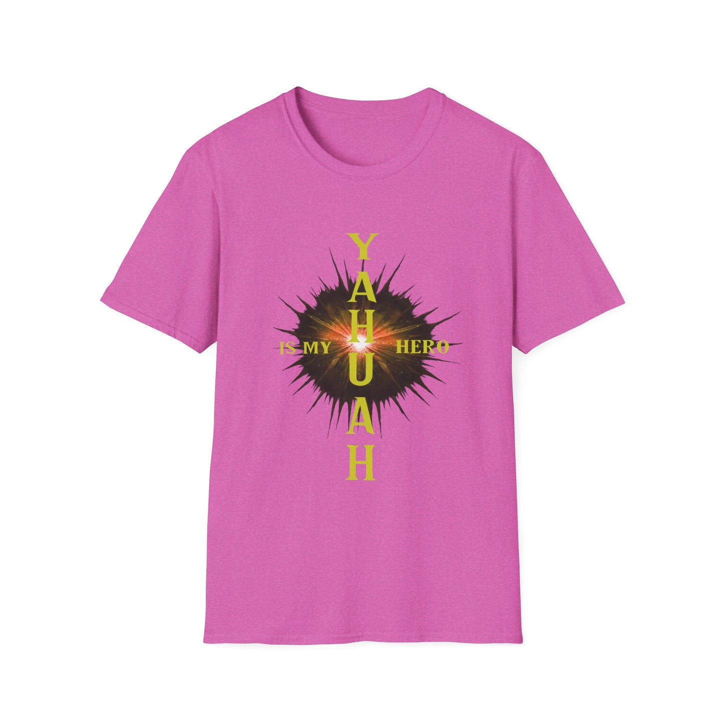 YAHUAH Is my HERO - Unisex Softstyle T-Shirt