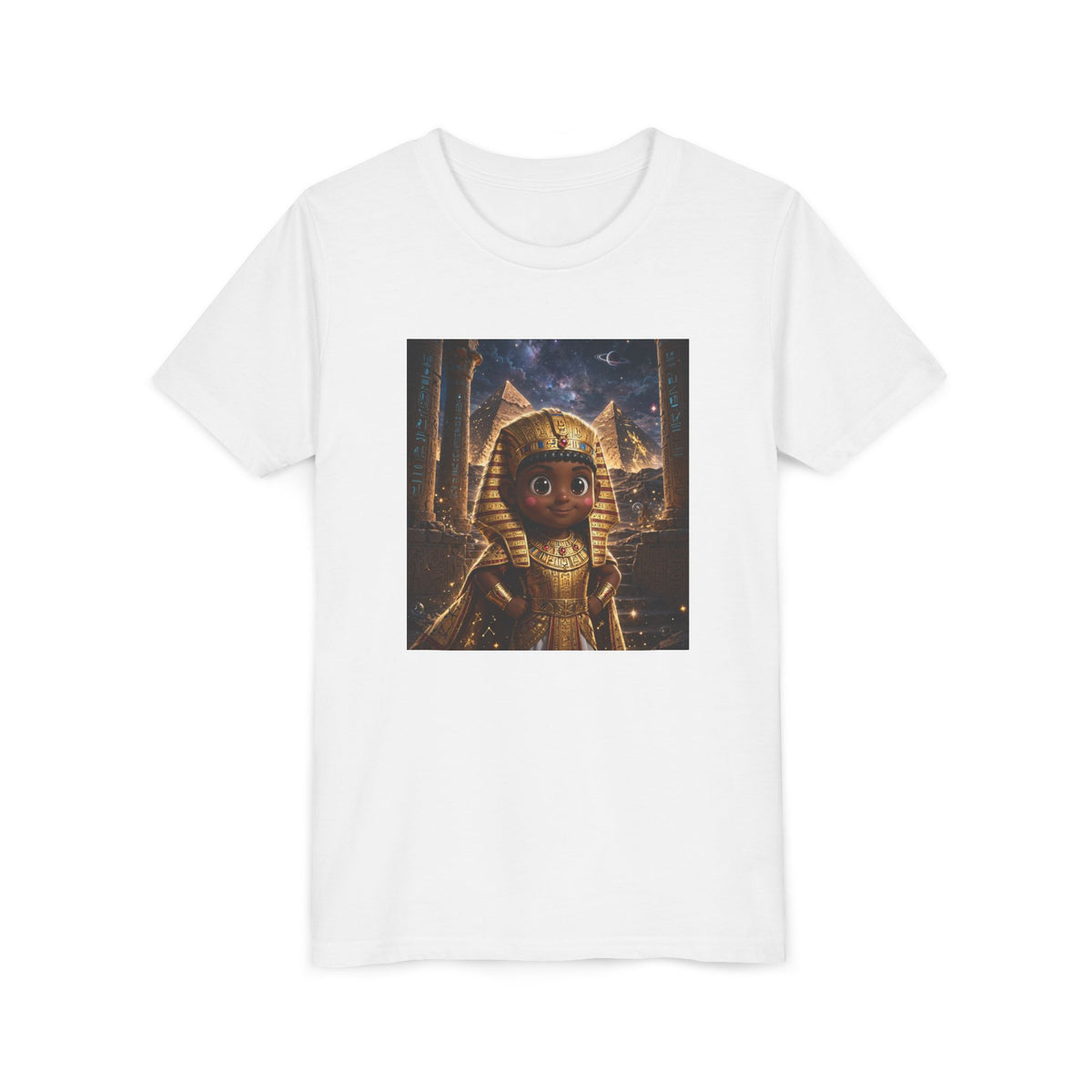 SEFU — Cinematic Little Pharaoh from the Stars — Kids Tee