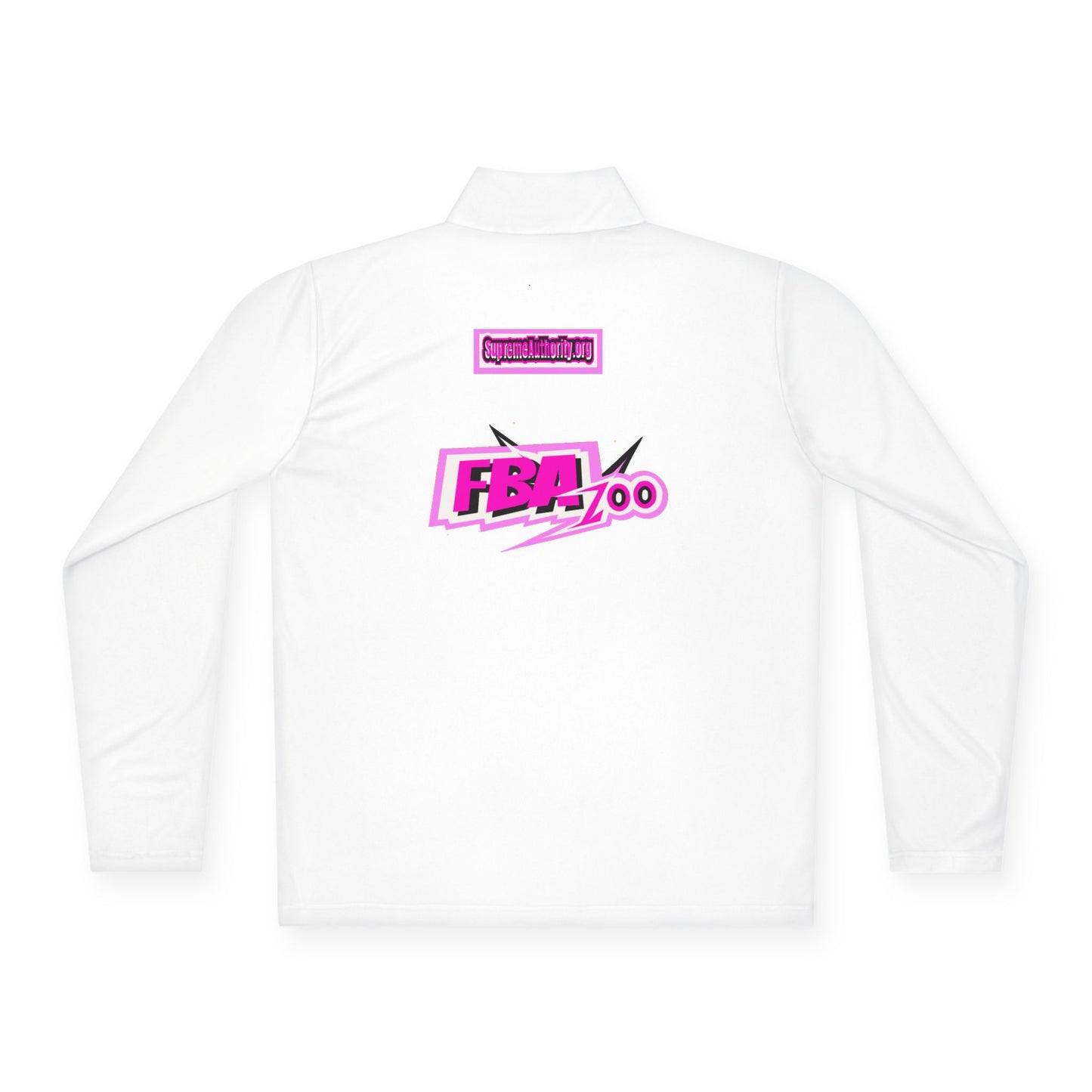 FBA 1oo Pink, Black , violet Quarter-Zip Pullover