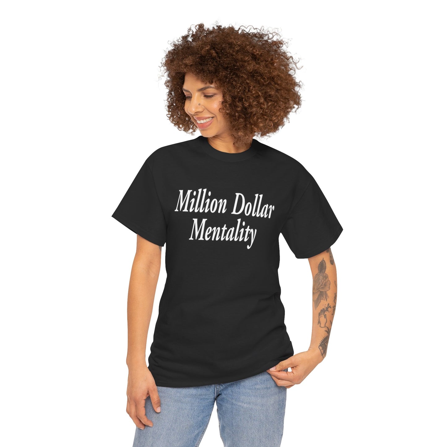 Million Dollar Mentality 1 Unisex Heavy Cotton Tee