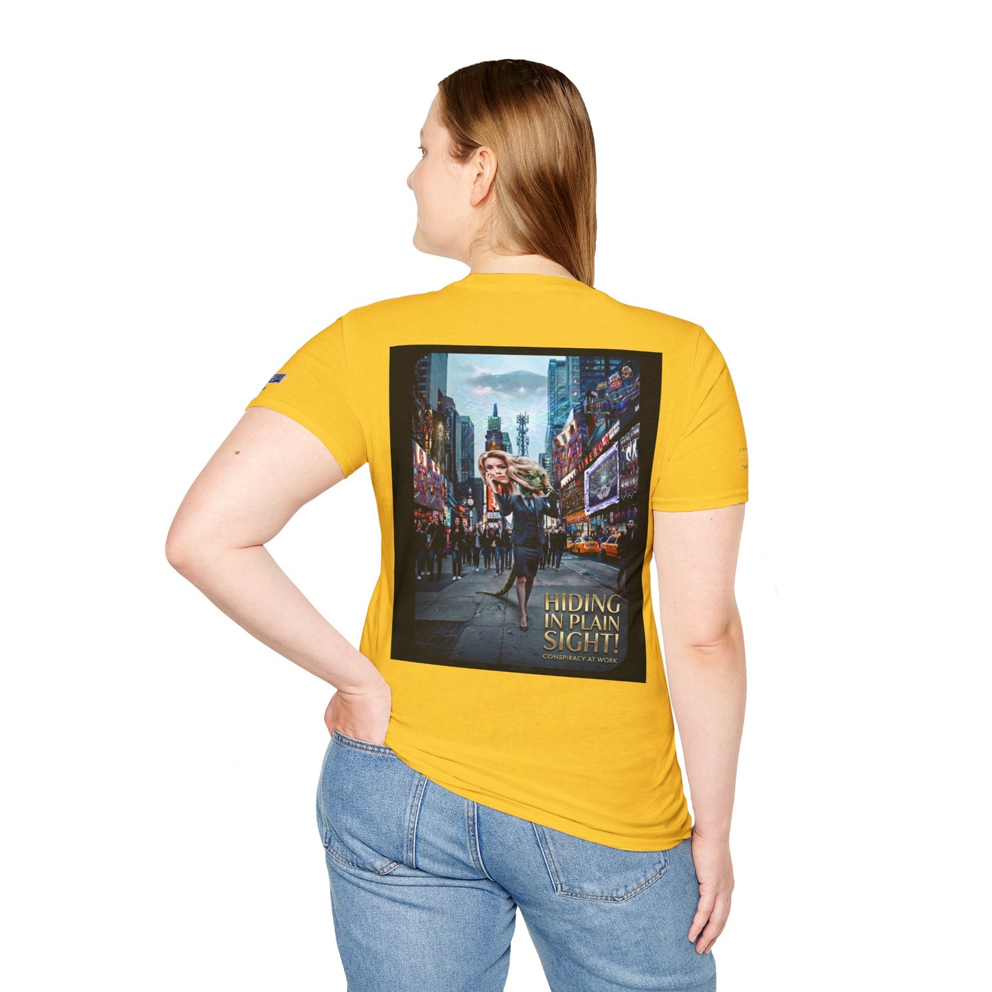 HIDING IN PLAIN SIGHT -Supreme Authority - Unisex Soft style T-Shirt