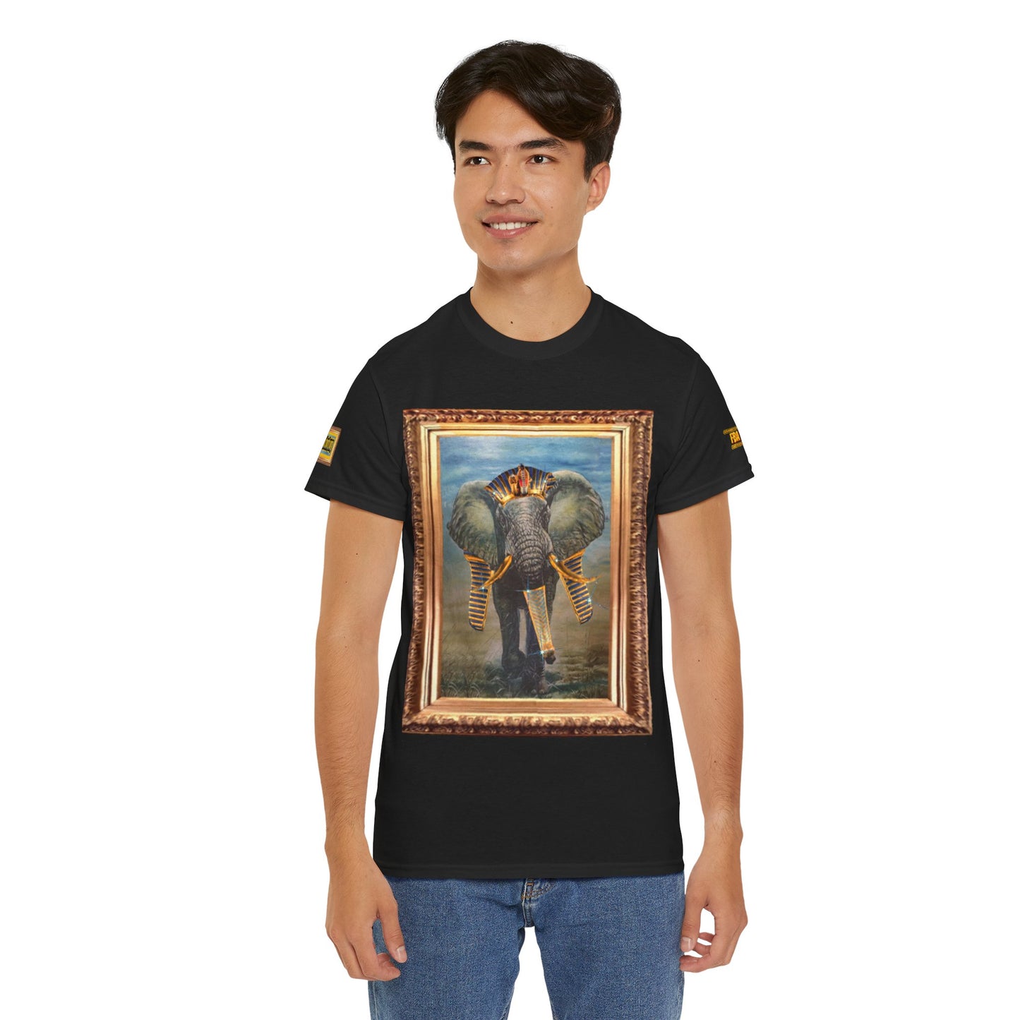 African elephant remix FBA 100 By Supreme Authority -Unisex Heavy Cotton Tee